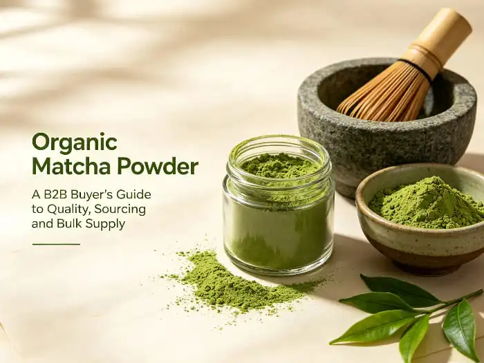 A B2B Guide to Sourcing Bulk Organic Matcha Powder